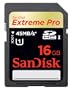 SanDisk Extreme Pro 16  GB SDHC Flash Memory Card SDSDXP1-016G