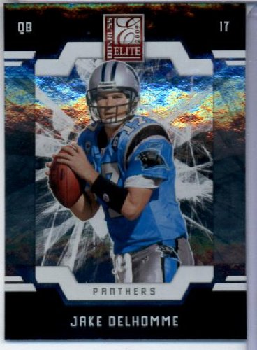 2009 Donruss Elite Football Card # 15 Jake Delhomme Carolina Panthers Mint Condition - Shipped In Protective ScrewDown Display Case!!