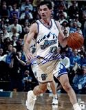 Autographed John Stockton Photo - 11x14 GAI - Autographed NBA Photos