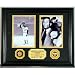 Roberto Clemente Pittsburgh Pirates - 3000th Hit - Mini Duo Photo Mint with 2 Gold Coins
