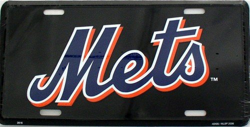 LP - 575 NY New York Mets MLB Baseball License Plate - 2616