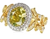 Intense 2 carat plus Lemon Yellow HTHP Diamond set in 18 karat Gold Ring