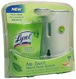 Lysol No-Touch Hand Soap System, Dispenser with Soap Refill 8.5 Fl Oz, Green Tea & Ginger Scent