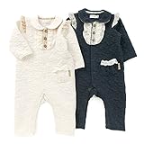 Lily ivory(リリー アイボリー) カバーオール (70～80cm) キムラタンの子供服 (71644-164) ネイビーブルー 70