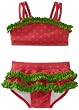Hartstrings Baby-Girls Infant Polka Two Piece Ruffled Bathing Suit
