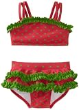Hartstrings Baby-Girls Infant Polka Two Piece Ruffled Bathing Suit