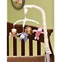 Disney Pooh Pooh's Day In The Park Musical Mobile, Brown/Ivory
