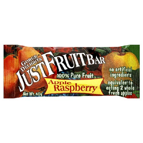 Gorge Delights JustFruit Bars, Apple Raspberry, 16-Count 1.4-Ounce Bars by Apples