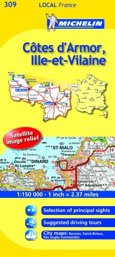 Cotes-d'Armor, Ille-et-Vilaine (Michelin Local Maps)