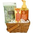 Spa Pampering Manicure Gift Basket with Organic Honey Products