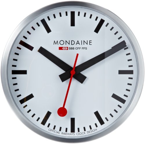 Mondaine A990.CLOCK.16SBB Wall Clock White Dial