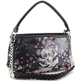 Treasure Chest Agnes Hobo Bag - Black