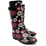 Produkt-Bild: Spy Love Buy Flach Schnee Regen Buckle Gummistiefel Kniehohe Stiefel "Luz"