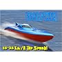 Volvo Style 1/10 Dolphin RC Boat # MRS-7002