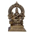 Goddess Saraswati Hindu Religious Brass Sculpture 7 inches