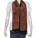Long Silk Scarf Summer Accessory 22 X 72 inches
