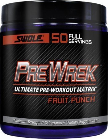 Swole PreWrek Fruit Punch -- 50 Servings