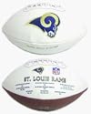 St. Louis Rams Limited Edition Embroidered Signature Series Football from Fotoball
