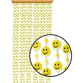 Smiley Face Beaded Curtains