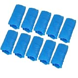 Amico 100 Pieces Home Office Blue Plastic Disposable Shoes Cover