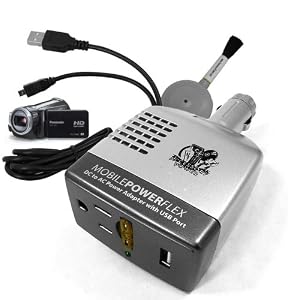 Camcorder and Digital Camera In-Car Portable AC to DC Power Converter for Charging and... by 