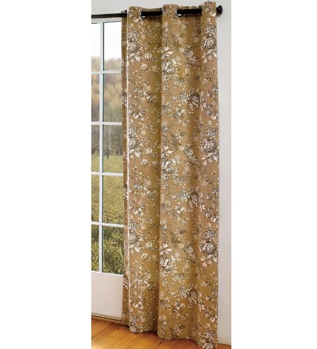 Thermalogic Insulated Grommet-Top Curtains in Vintage Floral, 84L, in Multi