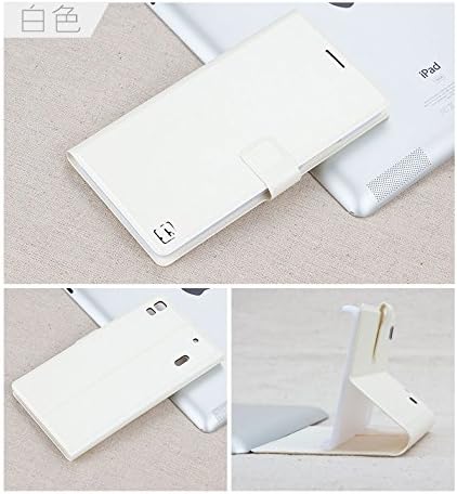 [Ddshopping] K3 Note Flip Case, Lenovo Lemon K3 Note Leather Wallet case, Luxury Fashion Thin Style PU Leather Wallet Flip Protective Skin Case With Card Slot And Stand Funtion For Lenovo Lemon K3 Note (White)