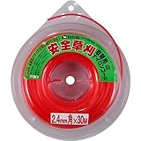 バクマ 安全草刈 取替用ナイロンコード 角 2.4mm角×30m