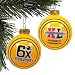 Pittsburgh Steelers Six-Time Super Bowl Champions Christmas Tree Ornament Set (6 Commemorative Ornaments)