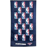 Atlanta Hawks Navy Blue NBA Bench Towel