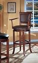 Monte Carlo Leather Game Room Bar Stools with Arms