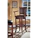 Monte Carlo Leather Game Room Bar Stools with Arms