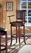 Monte Carlo Leather Game Room Bar Stools with Arms