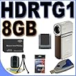 Sony Handycam HDR-TG1 High Definition 10x Optical Zoom HD Camcorder BigVALUEInc Accessory Saver 8GB FH100 Lithium Battery/Rapid Charger Bundle