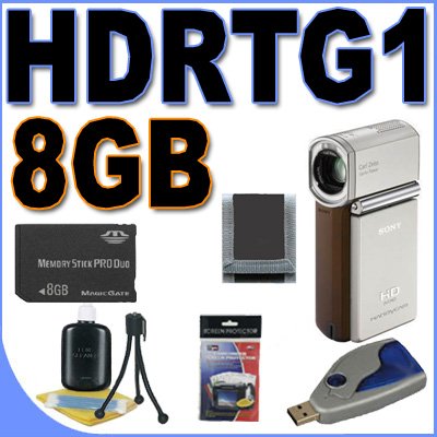 Sony Handycam HDR-TG1 - Camcorder - High Definition - widescreen - 236 Mpix - optical zoom 10 x - supported memory MS Duo - MS PRO Duo - MS PRO-HG Duo - flash card