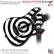 Bullseye Black and White Skin fits Band Hero, Guitar Hero 5 & World Tour Guitars for XBOX 360 & PS3 (GUITAR NOT INCLUDED) by WraptorSkinz