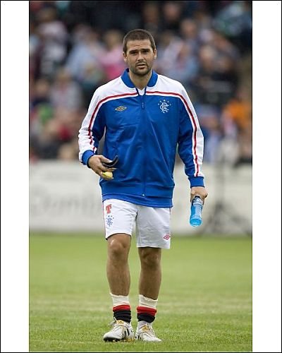 Photographic Prints of Soccer - Rangers v Bayer 04 Leverkusen - Pre Season Friendly - Takko Stadium from Rangers