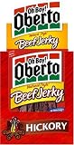 Oh Boy! Oberto Natural Style Beef Jerky Hickory, 1.9-Ounce Packages (Pack of 8)