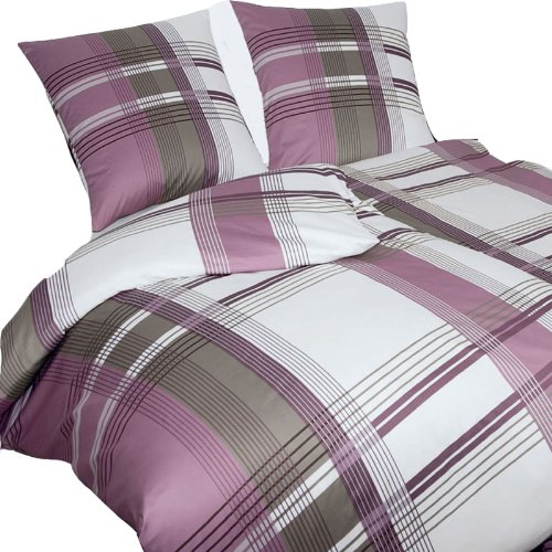 Janine Monza 3787/05 Design Mako-Satin Bettw&auml;sche Gr&ouml;&szlig;e 155/220 und 80/80 cm Preisvergleich