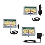 Deluxe Kit for the Garmin Nuvi 710 includes a USB cable with Car and Wall Charger - Gomadic Brand w/ TipExchange Technology