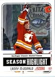 2011/12 Score Hockey Card # 22 Lanny McDonald Calgary Flames In Protective Display Case !