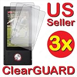 3x Sony Bloggie Live HD MHS-TS55 (Bloggie Touch) Camera Premium Invisible Clear LCD Screen Protector Kit (3 Pieces)