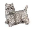 Pack of 2 Garden Getaway Cairn Terrier Decorative Dog Statues 12"