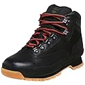 Timberland Men's Euro Hiker Boot,Black/Green,15 M