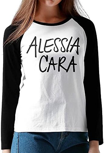 Women's Alessia Cara Logo Long Sleeve Baseball Style Raglan Shirts