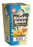 LesserEvil Krinkle Sticks Classic SeaSalt, 2.5-Ounce Bags (Pack of 12)