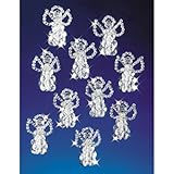 Beadery Holiday Beaded Ornament Kit, 2.5-Inch, Little Angels, Makes 18 Ornaments