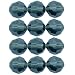 12 Morion Round Swarovski Crystal Beads 5000 4mm New