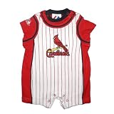 MLB St. Louis Cardinals Baby / Infant One-Piece Bodysuit / Romper / Onesie - White & Red (Size: 12)
