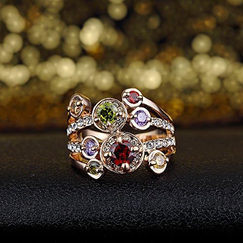 Gewei Women's Plated Jewelry Zircon Ring 96497 (6)
